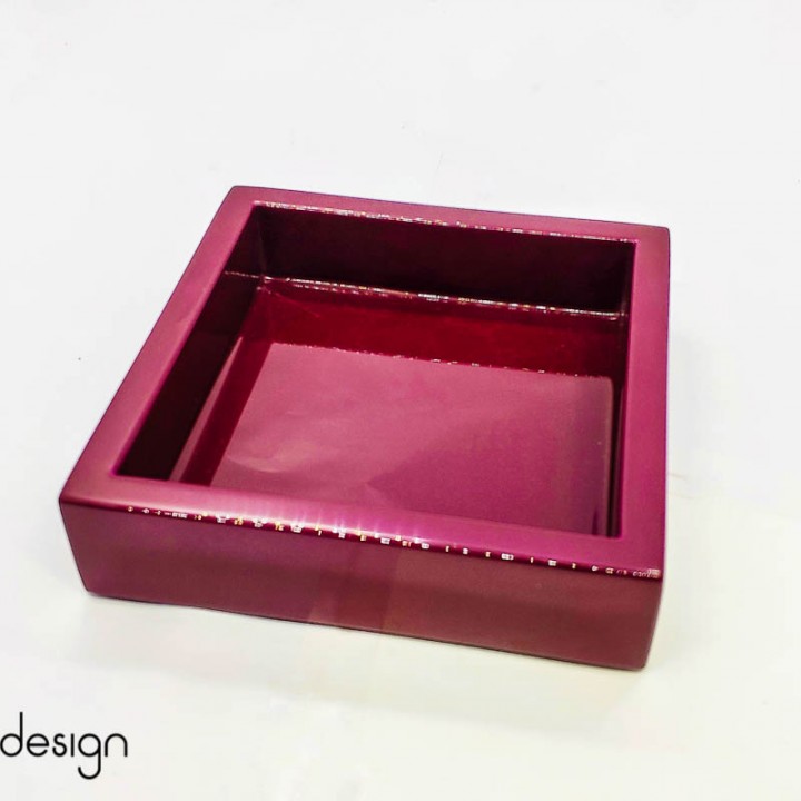 Square small lacquer tray